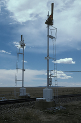 Semaphore at railroad mp 712.1 in May 2002.